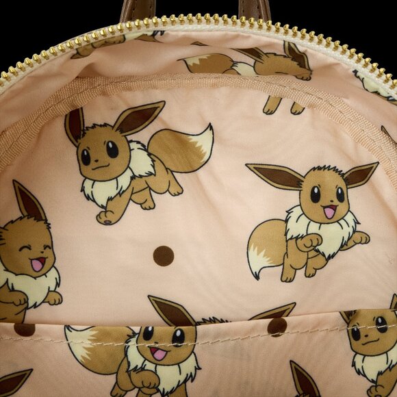 Loungefly Pokémon Exclusive Eevee Sequin Cosplay Mini Backpack NWT - Picture 2 of 5